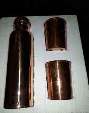 Copper Bottle Set